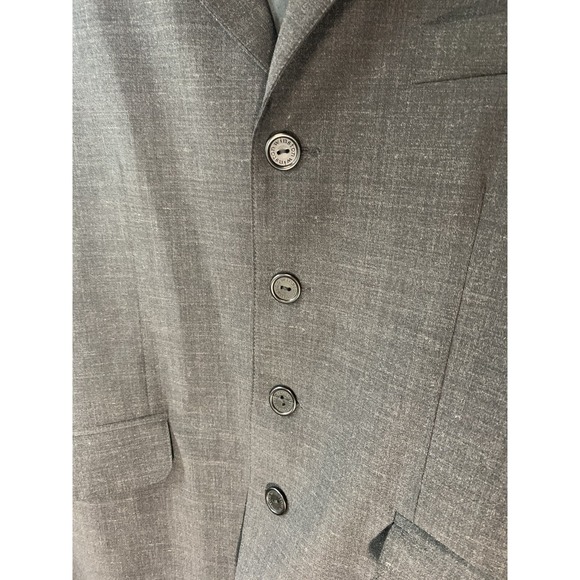 Winston Equestrian Men Classic Show Coat Size L Gray Belgium Design NEW - Picture 4 of 5